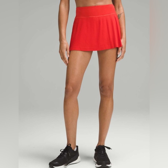 Lululemon Pleat to Street Mid-Rise Skirt in Hot Heat - Picture 9 of 11